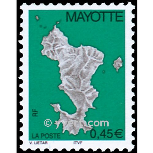 n.o 165 -  Sello Mayotte Correos