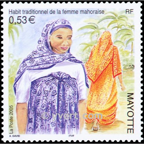 n.o 171 -  Sello Mayotte Correos