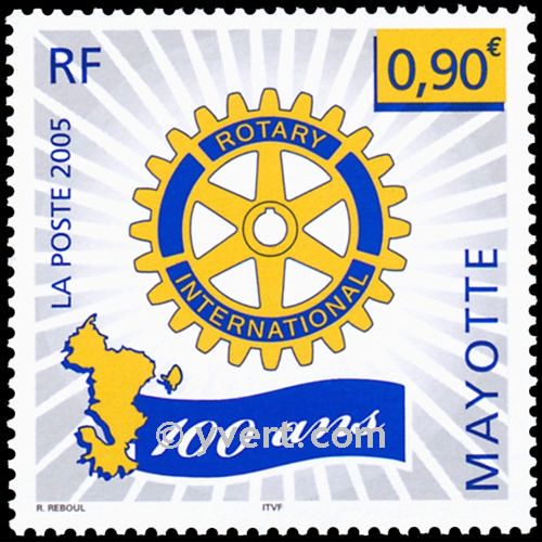 n.o 177 -  Sello Mayotte Correos