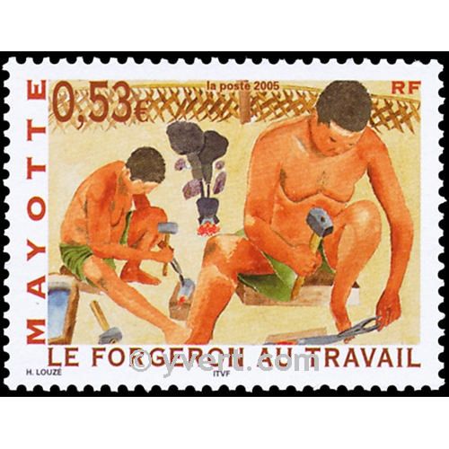 n° 182 -  Timbre Mayotte Poste