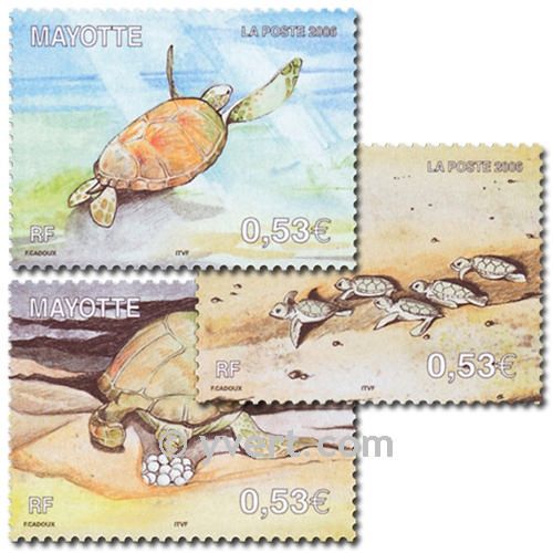 n° 184/186 -  Timbre Mayotte Poste