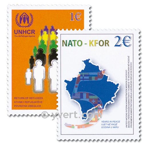 n° 18/19 -  Selo Kosovo - ONU Correios