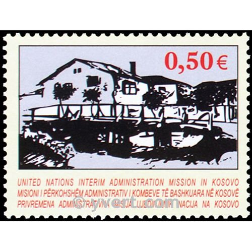 n° 27 -  Timbre Kosovo - ONU Poste