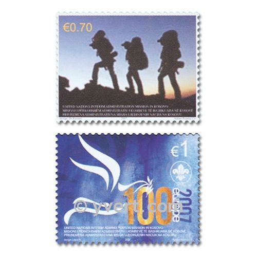 n° 68/69 -  Timbre Kosovo - ONU Poste