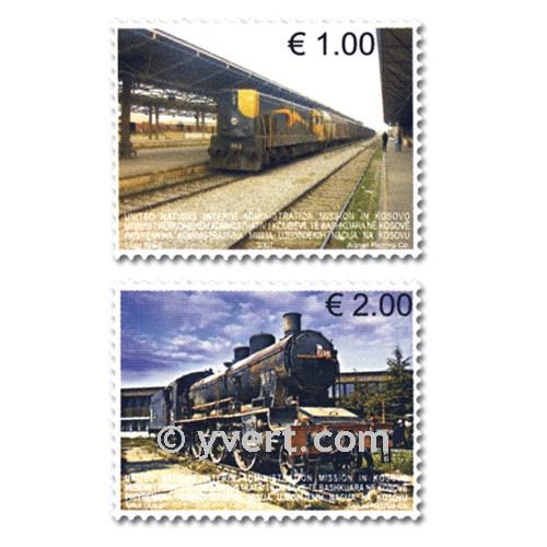 n° 90/91 -  Timbre Kosovo - ONU Poste