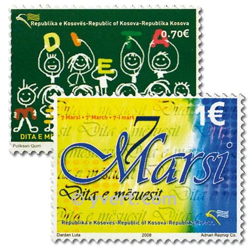 n° 1/2 -  Timbre Kosovo Poste
