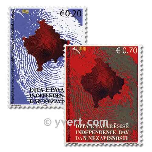 n° 3/4 -  Timbre Kosovo Poste