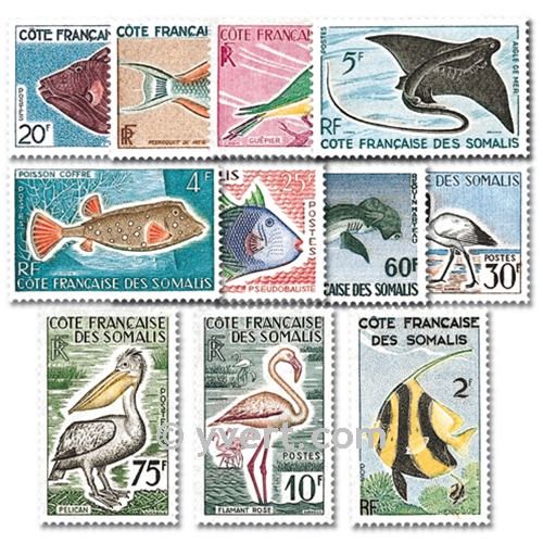 nr. 292/303 -  Stamp French Somaliland Mail