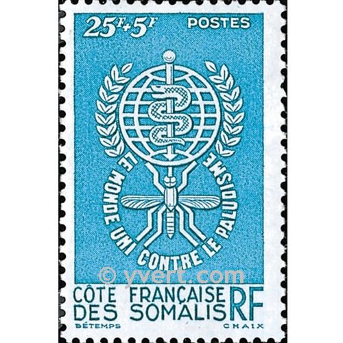 n° 304 -  Selo Somalilândia Francesa Correios