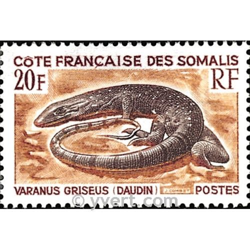 n° 328 -  Timbre Cote des Somalis Poste