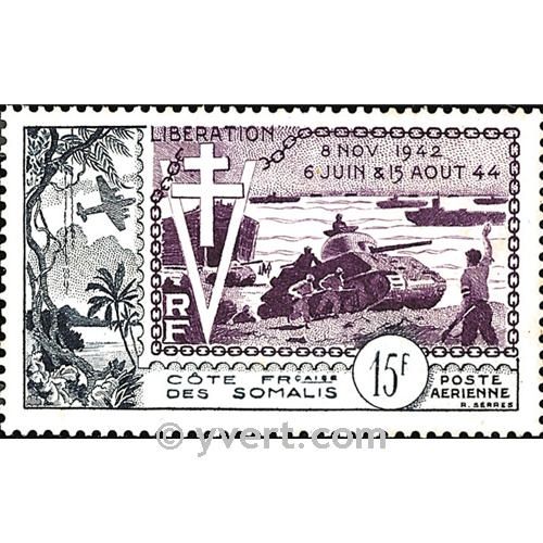 nr. 24 -  Stamp French Somaliland Air Mail