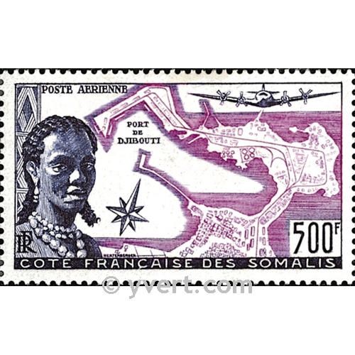 nr. 25 -  Stamp French Somaliland Air Mail