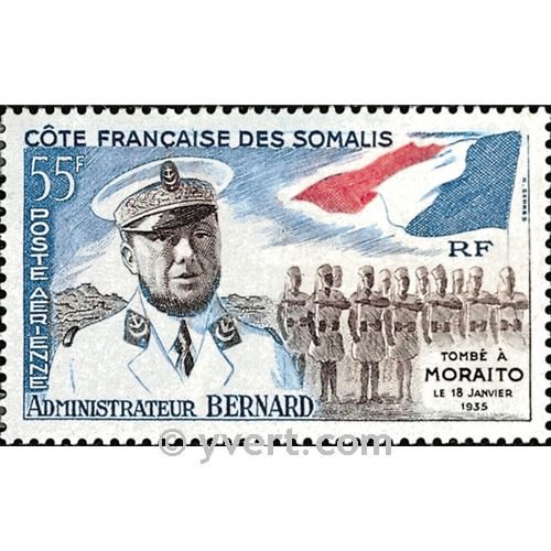 n° 27 -  Selo Somalilândia Francesa Correio aéreo