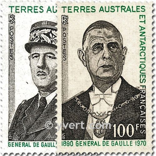 n.o 46 / 47 -  Sello Tierras Australes y Antárticas Francesas Correos