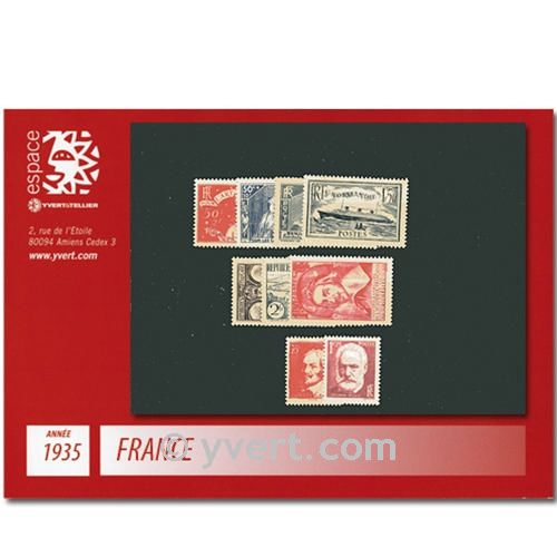 n° 299/308  - Stamp France Year set  (1935)