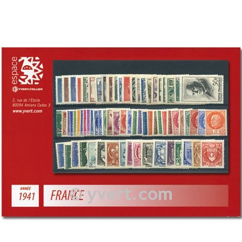 n° 470/537  - Stamp France Year set  (1941)