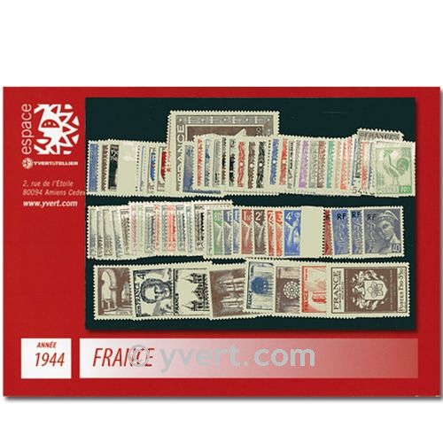 n° 599/668  - Stamp France Year set  (1944)