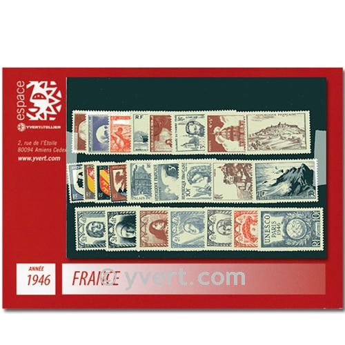 n° 748/771  - Timbre France Année complète  (1946)