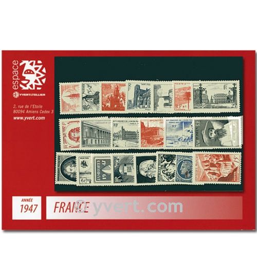 n° 772/792  - Timbre France Année complète  (1947)