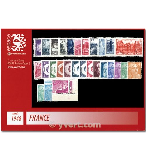 n° 793/822  - Timbre France Année complète  (1948)