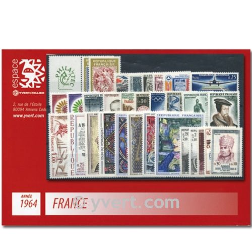 n° 1404/1434  - Timbre France Année complète  (1964)