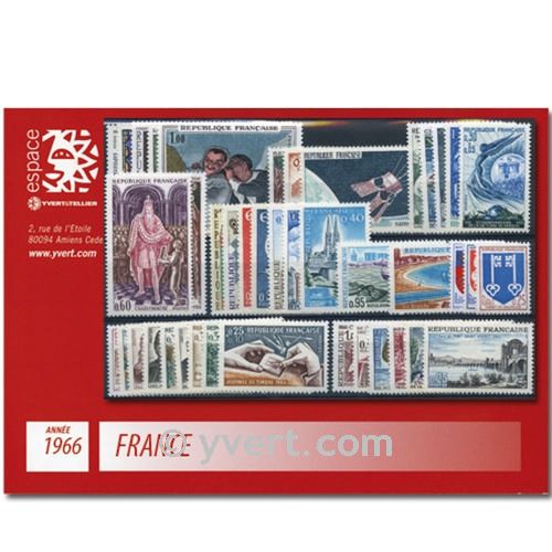 n° 1468/1510  - Stamp France Year set  (1966)