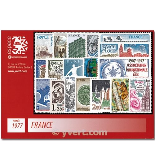 n° 1914/1961  - Timbre France Année complète  (1977)