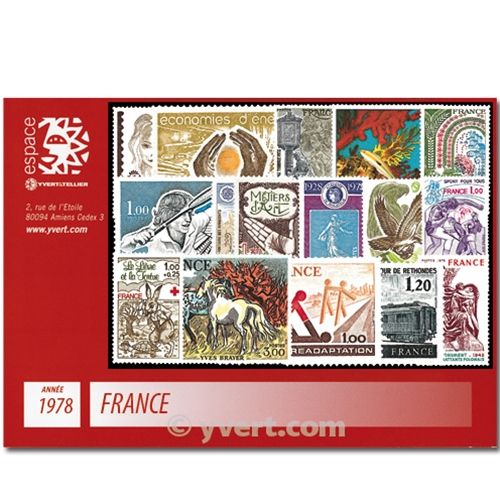 n° 1962/2027  - Stamp France Year set  (1978)