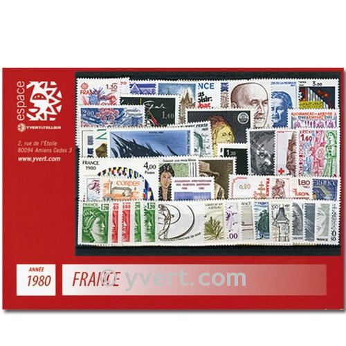 n° 2073/2117  - Timbre France Année complète  (1980)