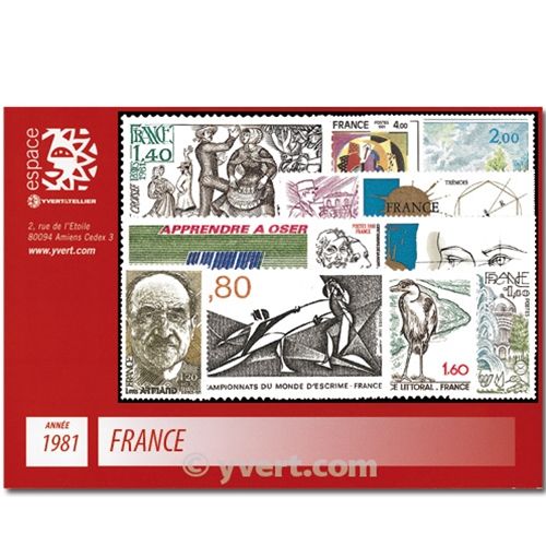 n° 2118/2177  - Stamp France Year set  (1981)