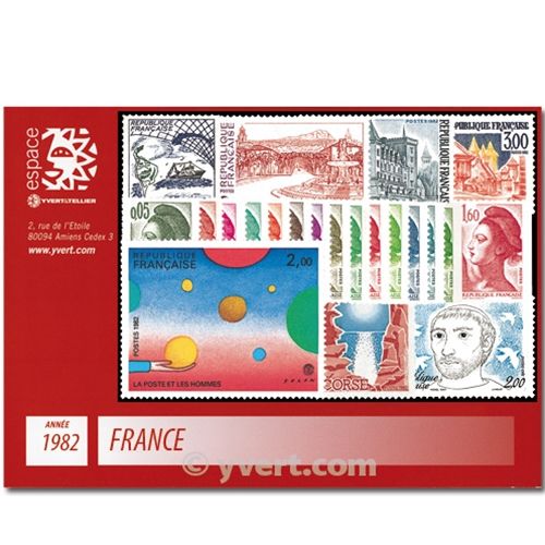 n° 2178/2251  - Stamp France Year set  (1982)