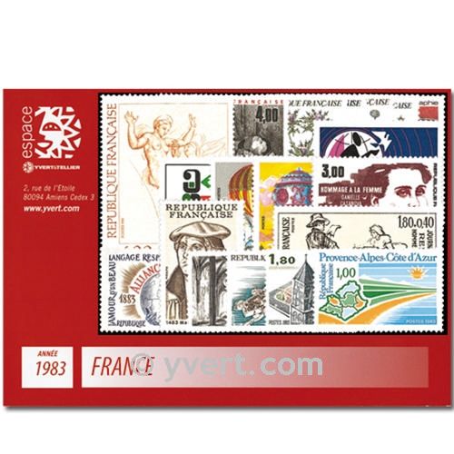 n° 2252/2298  - Timbre France Année complète  (1983)