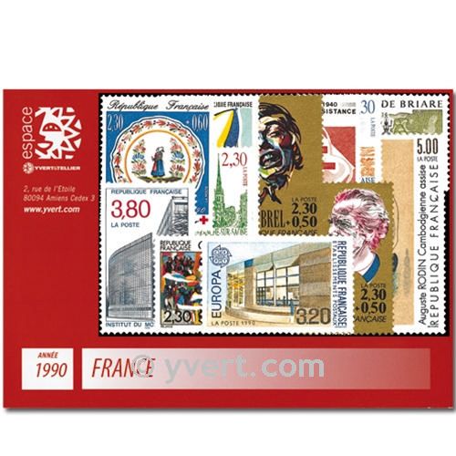 n° 2615/2675  - Stamp France Year set  (1990)