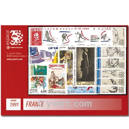 n° 2676/2735  - Stamp France Year set  (1991)