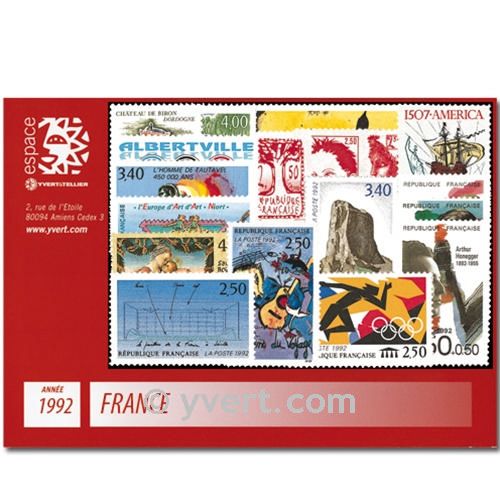 n° 2736/2784  - Stamp France Year set  (1992)