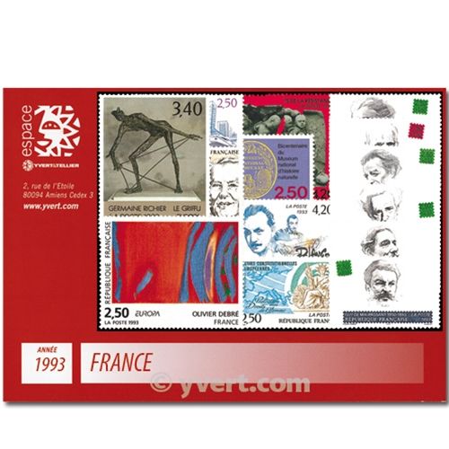 n° 2785/2853  - Stamp France Year set  (1993)