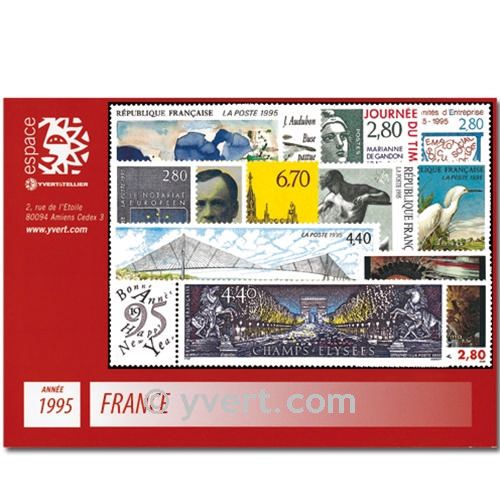 n° 2918/2985  - Timbre France Année complète  (1995)