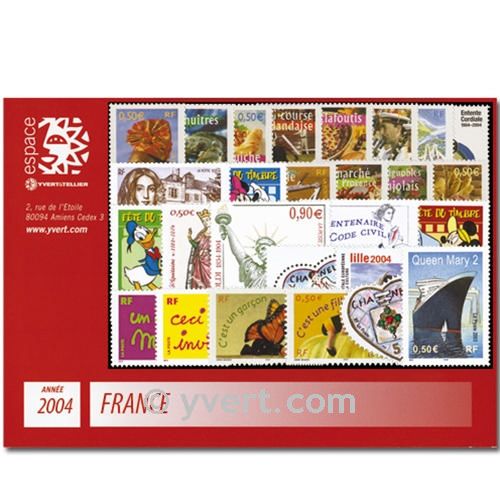 n° 3632/3730  - Timbre France Année complète  (2004)