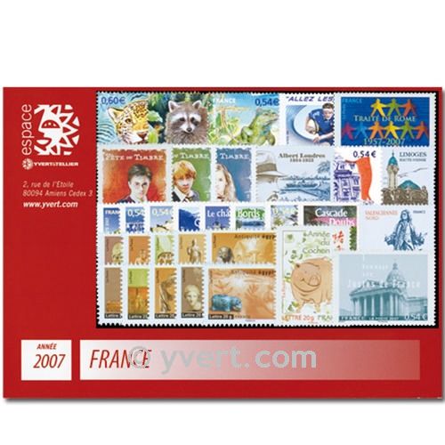 n° 3996/4126  - Timbre France Année complète  (2007)