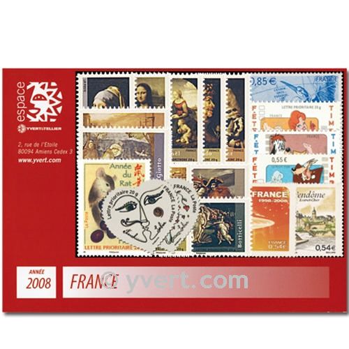 n° 4127/4323  - Timbre France Année complète  (2008)