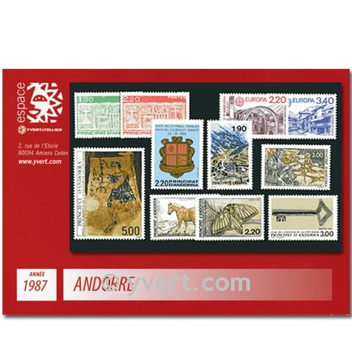 nr. 355/365 -  Stamp Andorra Year set (1987)