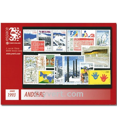 nr. 426A/440 -  Stamp Andorra Year set (1993)