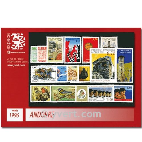 nr. 467/483 -  Stamp Andorra Year set (1996)