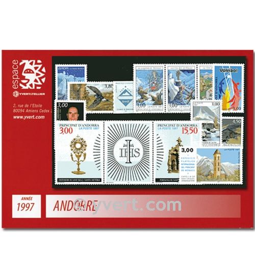 nr. 484/496 -  Stamp Andorra Year set (1997)