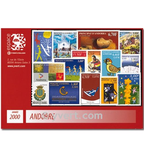 nr. 525/539 -  Stamp Andorra Year set (2000)