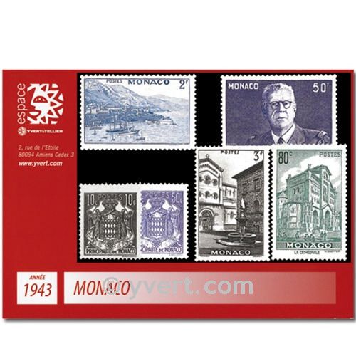 nr. 249/264 -  Stamp Monaco Year set (1943)