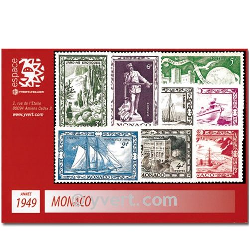 n° 324/337B -  Timbre Monaco Année complète (1949)