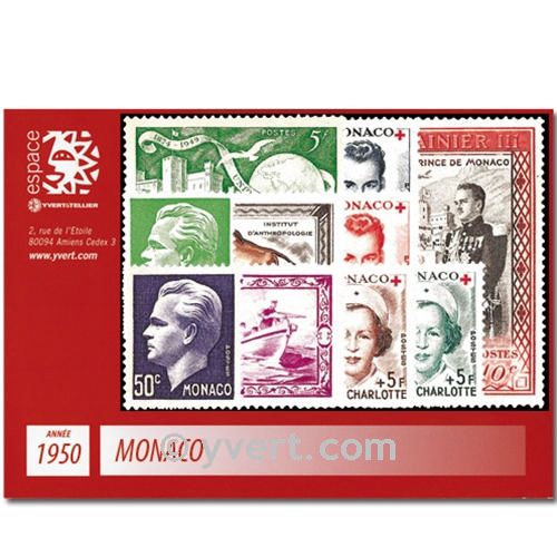 n° 338/350 -  Timbre Monaco Année complète (1950)