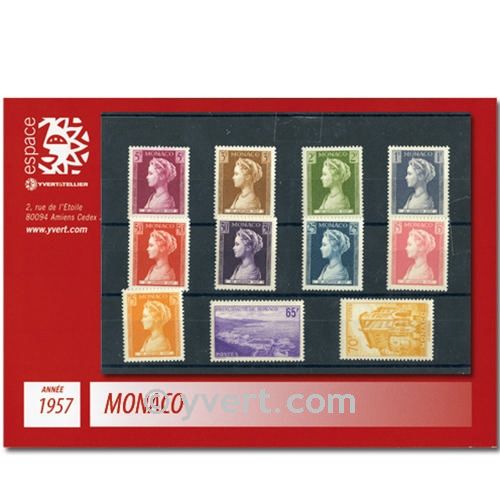 nr. 478/488 -  Stamp Monaco Year set (1957)