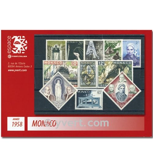 nr. 489/502 -  Stamp Monaco Year set (1958)